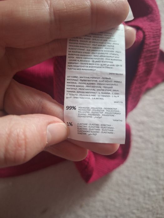Ciemno różowa sukienka Mohito S