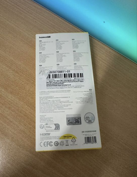 Hub Baseus Metal Gleam Cahub-CT0G USB-C pasywny