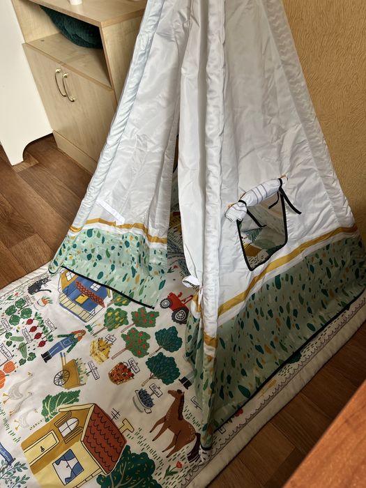 Дитячий розвиваючий килимок 3в1 Kinderkraft Little Gardener
