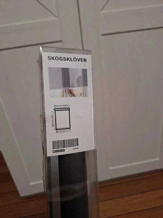 Nowa roleta IKEA Skogsklöver ciemnoszara