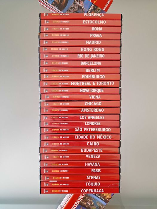 Cidades do Mundo (27 DVD's + 27 Guias)