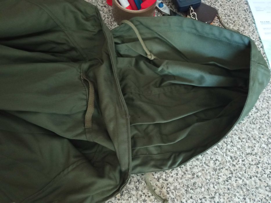 Parka militar vintage com capuz M88 Exército Belga casaco sobretudo
