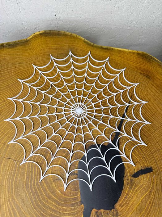 Pajęczyna 3D, Hallowen, ozdoba, dekoracja – Druk 3D