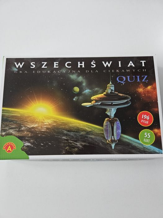 Gra rodzinna, planszowa, edukacyjna "Wszechświat.  Quiz"