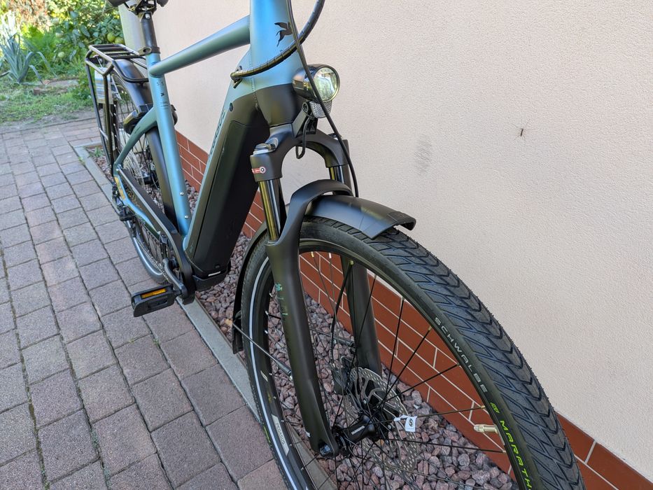 Jak nowy elektryk PEGASUS PREMIO EVO 10 LITE * Bosch CX Smart * 17km! * Suntour Air * 55 cm