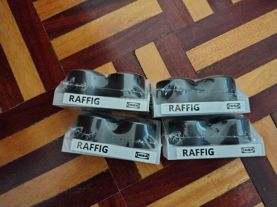 2 Varões de Cortinados HUGAD IKEA 120-210cm +  Terminais