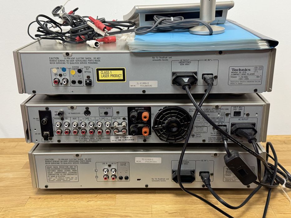Technics E10 wieża komplet RS-E SL-E SA-E z pilotem