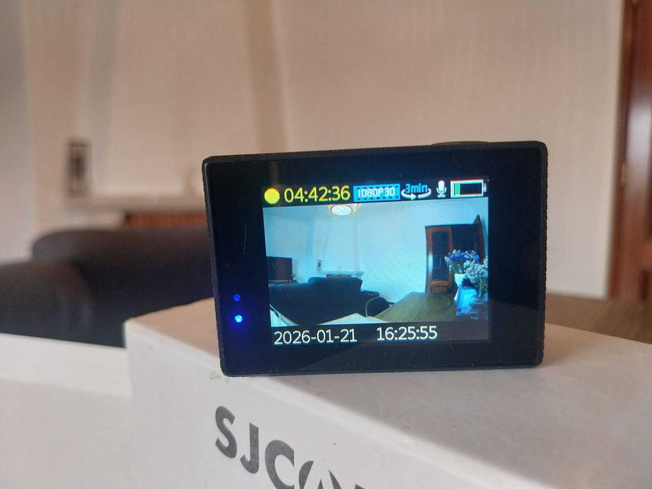 SJCAM SJ5000 + cartão memória + acessórios + arnês (kit completo)
