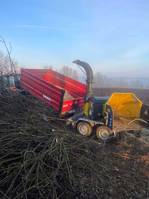Usługi rębakiem, wycinka drzew, karczowanie, pielęgnacja