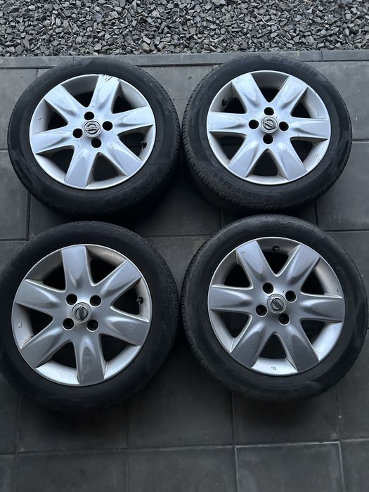 Felgi opony letnie 175/60 R15, Nissan Micra