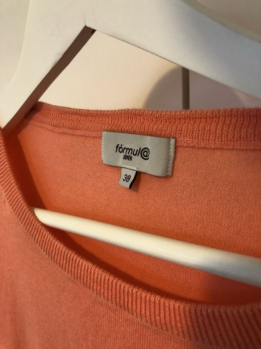 Camisola básica cor-de-laranja M