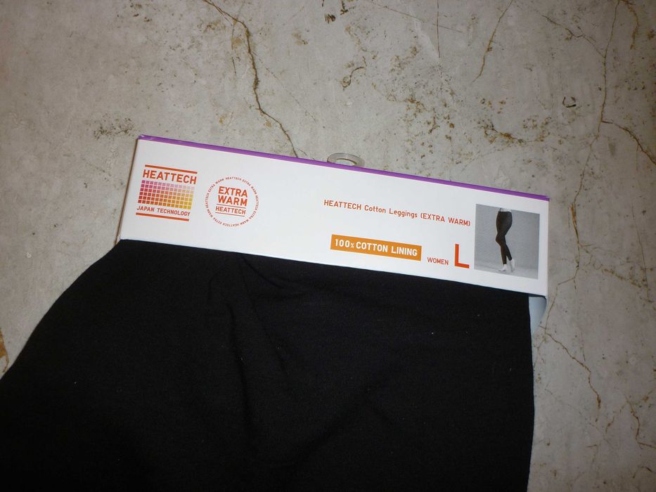 Uniqlo Heattech legginsy termoaktywne nowe grubsze