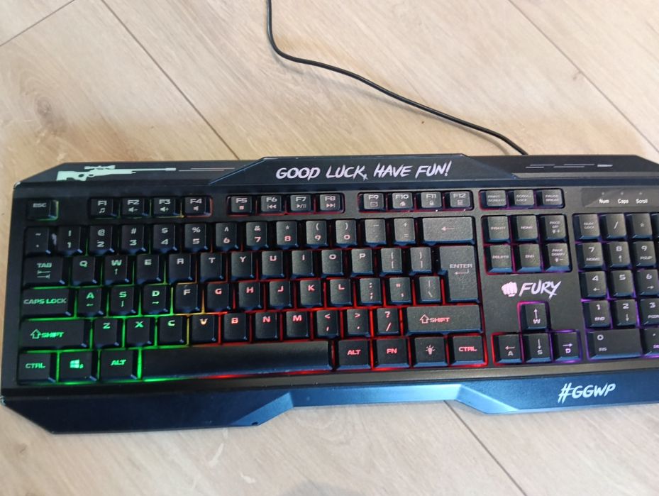 Klawiatura MadDogGK850W+Klawiatura Fury HELLFIRE 2 GRATIS!!