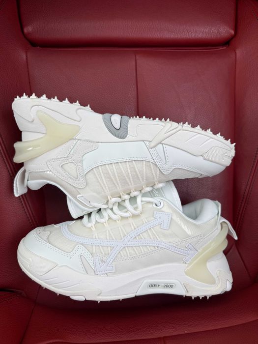 (БЕЗ ПЕРЕДОПЛАТИ) Off White Odsy 2000 White офф вайт одсі 2000 білі