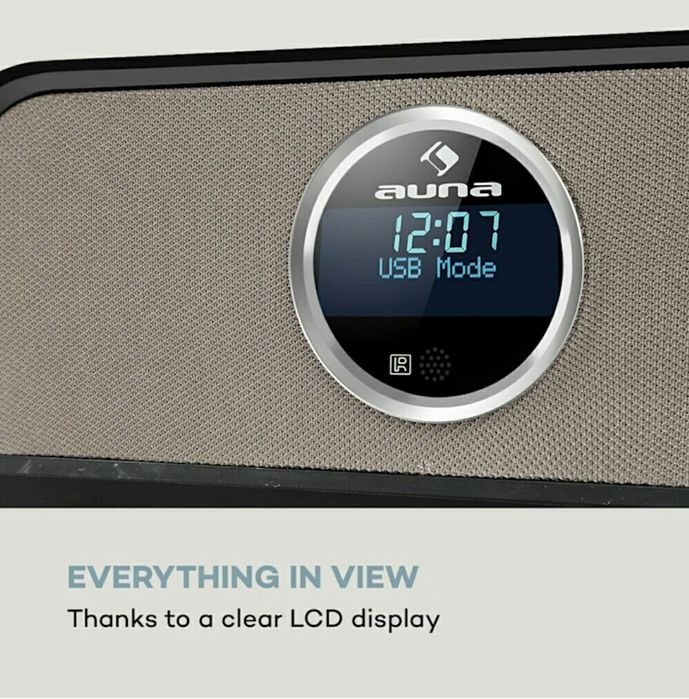 Wysokiej klasy radio retro CD BT DAB USB wieza boombox nowe