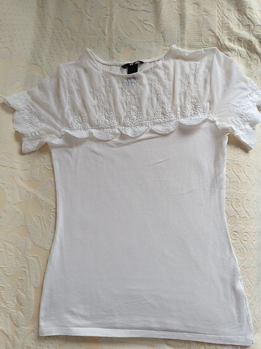 T-shirt com transparência S