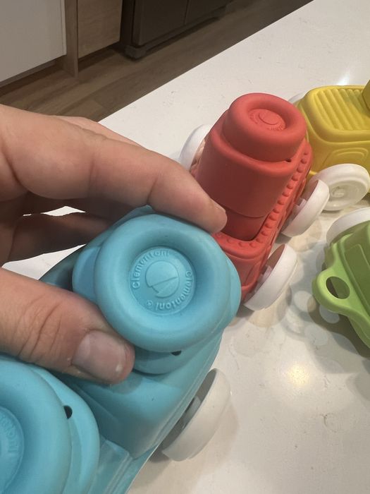 Miękkie klocki Clemmy pociąg ciuchcia Clementoni zabawka