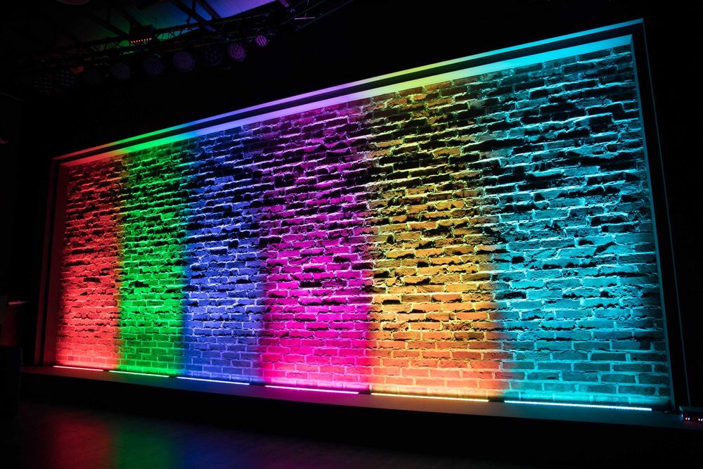 Listwa oświetleniowa LED BAR 240 RGB Mix kolor Strobo DMX Pilot Statyw