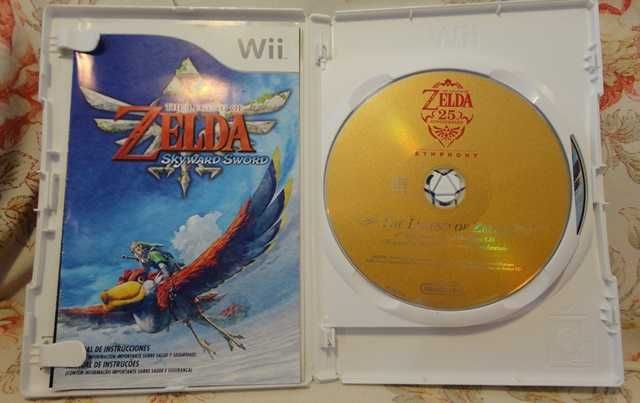Jogo consola Wii- Zelda- Skyward sword- Edição de colecionador64309650077187123