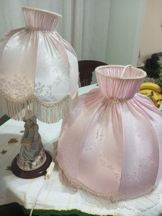 Candeeiros abajur cor de rosa