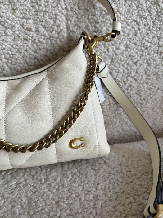 Сумка Coach Juliet Shoulder чорна/молочна