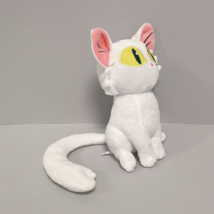 Мягкая игрушка кот Дайджин Daijin Suzume no tojimari белый 25 см