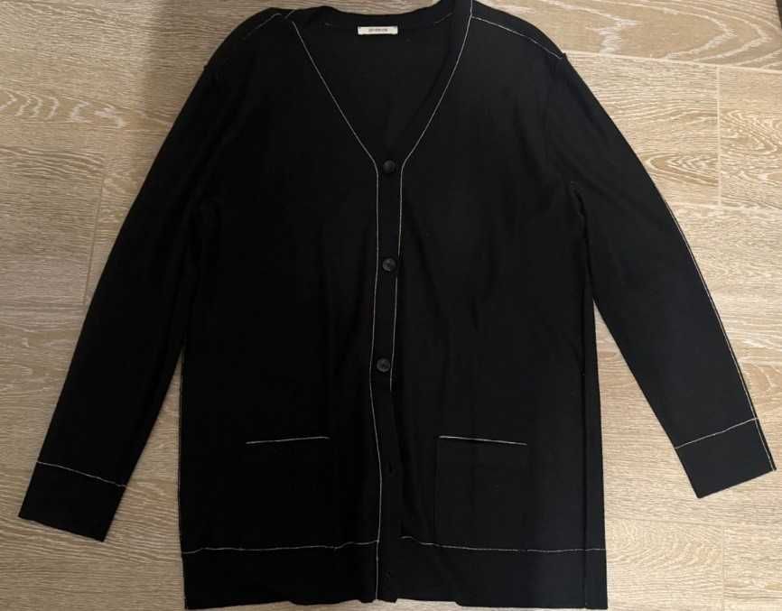 Чорний кардіган відомого французького бренду Devernois Paris