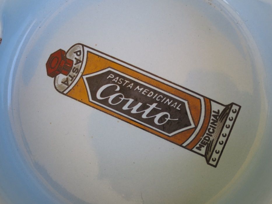 Cinzeiro antigo Pasta Couto, Ailibarim Estomovite vintage