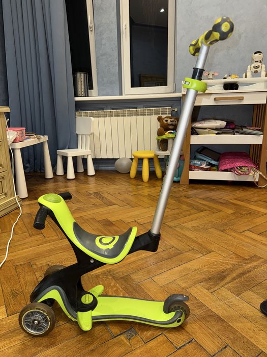 Самокат globber evo comfort lights зелений 5 в 1