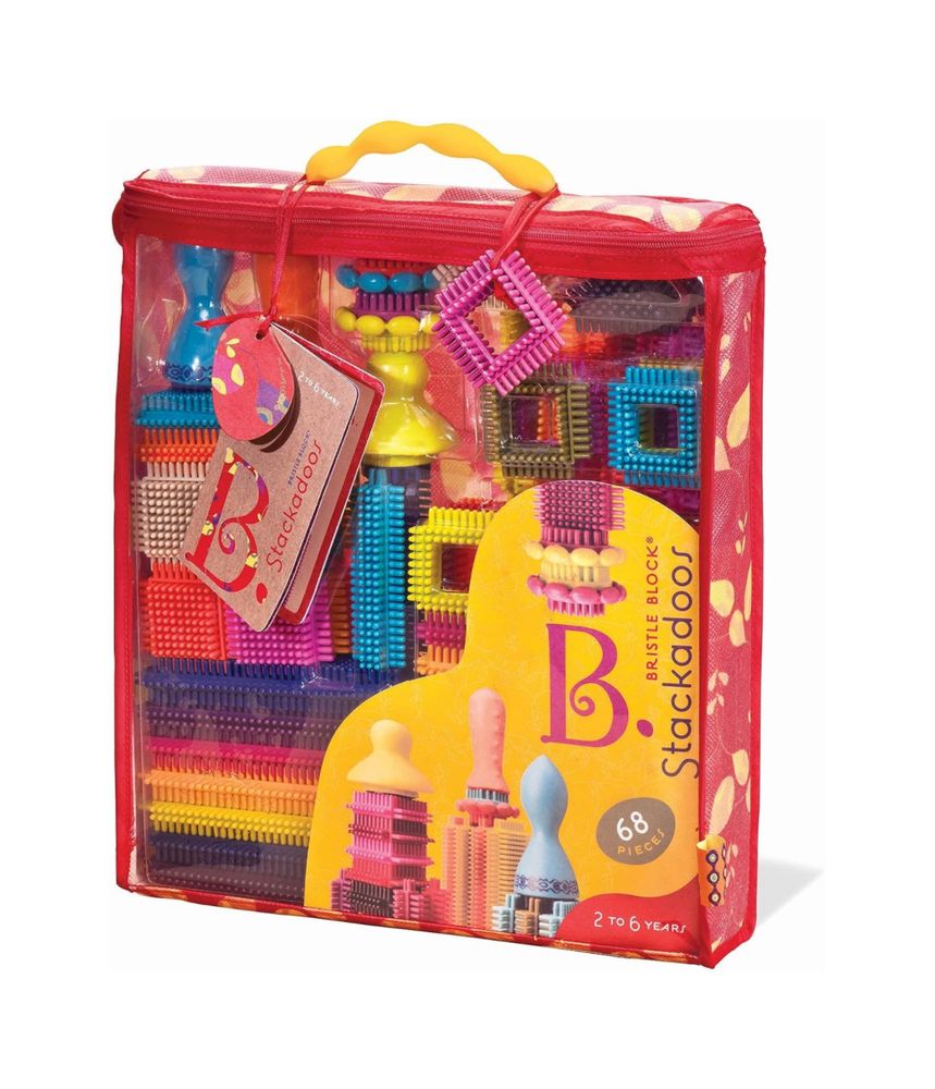 B. toys Bristle Block Stackadoos 1 200 .