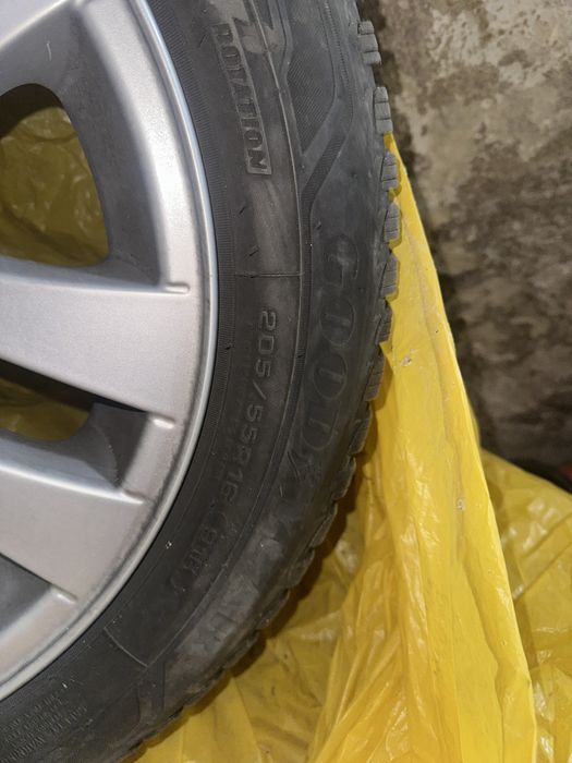 Різина 205.55.16 , різина із титанами рівними БМВ , 5-120.