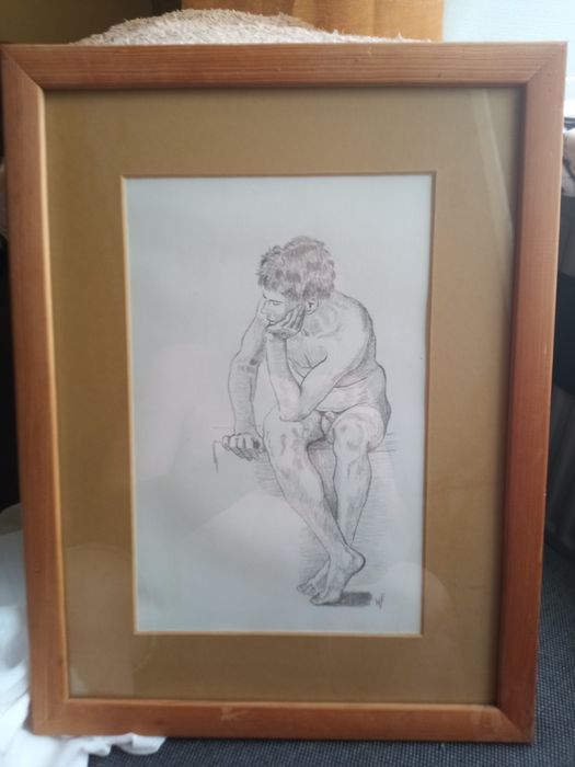Sprzedam. Praca wykonana ołówkiem na papierze.