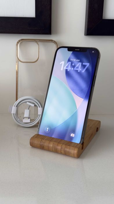Apple iPhone 12 Pro Max 128GB 75% "cinza" + capa e cabo