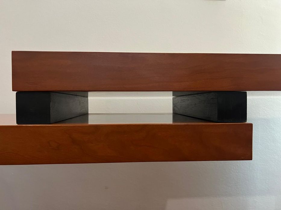 Móvel consola em cerejeira e wengue