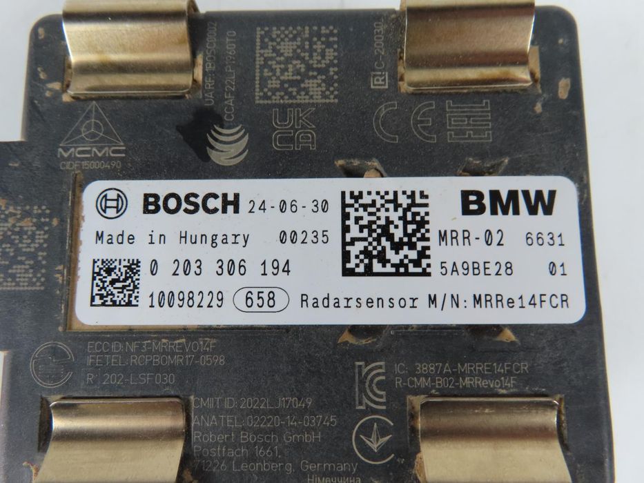 Sensor Acc / Radar Distancia Bmw 1 Ref: 66315A9Be28 2018 - 2025