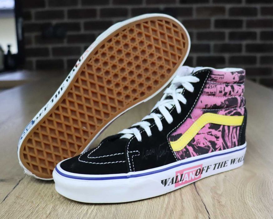 Vans skórzane damskie trampki 38 ( 24 cm)