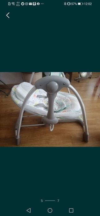 Espreguiçadeira ingenuity com balanço autónomo