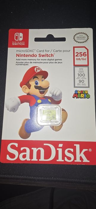 karta micro sd sandisk 256gb do Nintendo switch