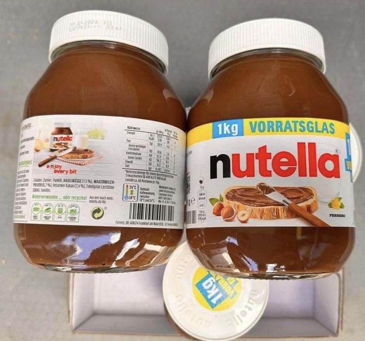 Nutella 1kg słoik szklany 12szt