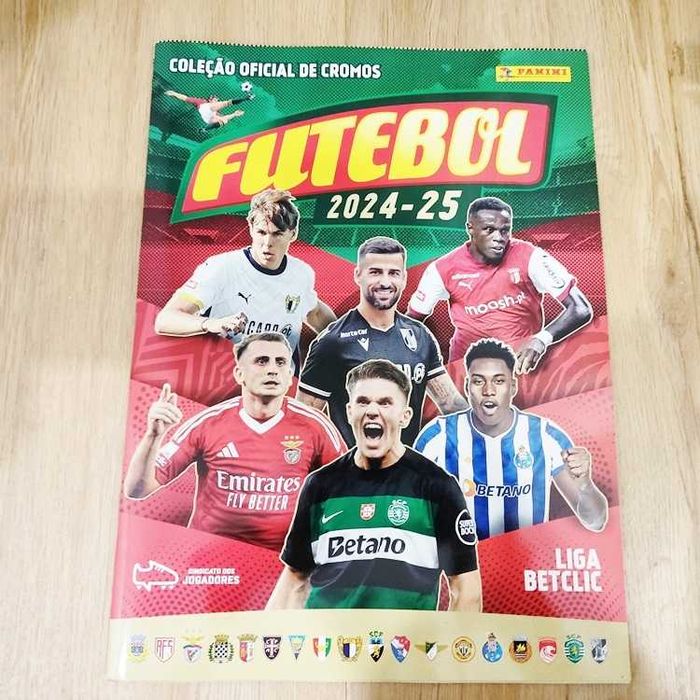 Caderneta Futebol 2024-25 Liga BetClic da Panini Nova sem cromos