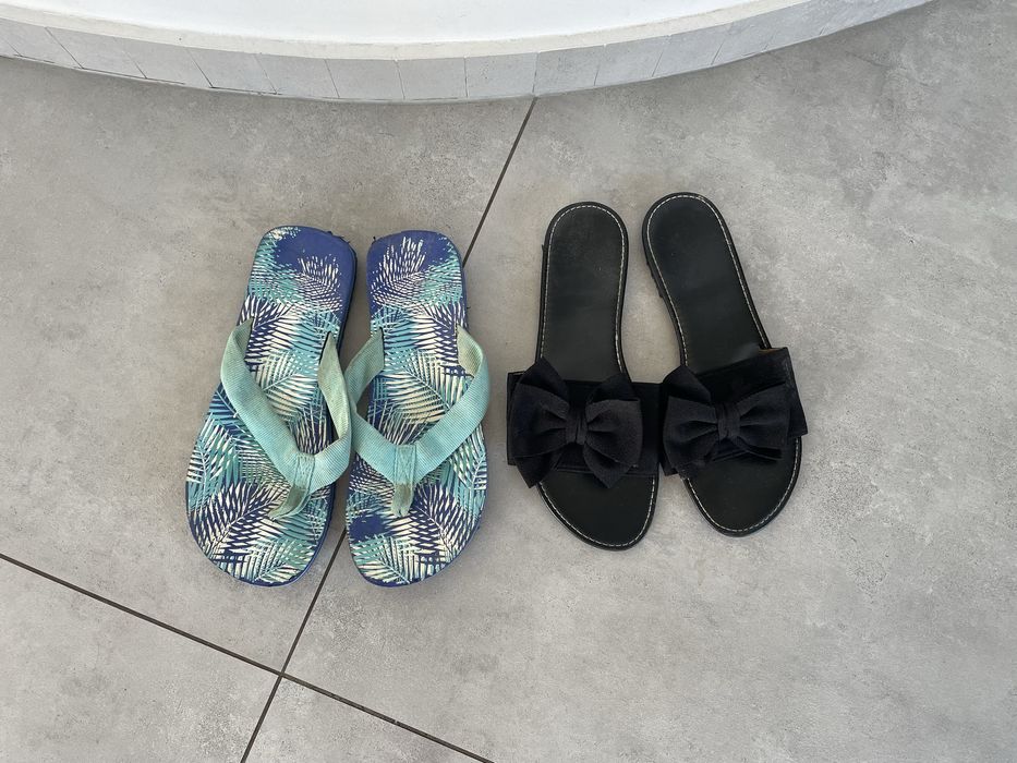 Buty japonki roz.40 + klapki z kokardą
