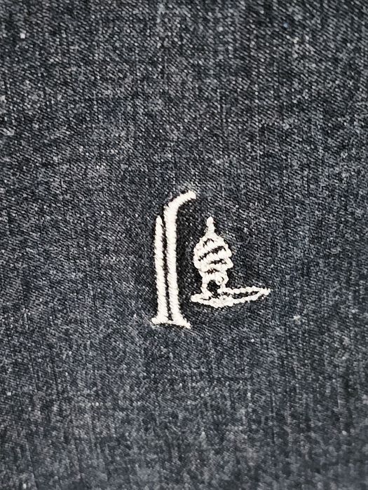 Modna, bawełniana koszula jeansowa Trussardi, o 500 zł TANIEJ!