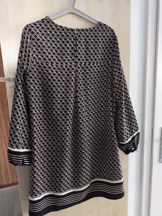 Sukienka,h,&m, 40, czarna, wzorzysta