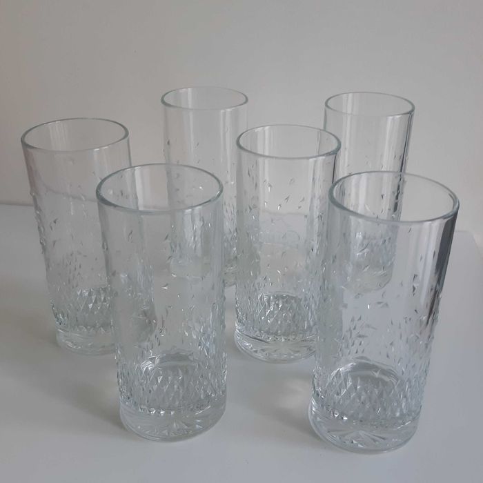 6 Copos Novos Vidro Sumol Modelo Icónico Alexandra Moura