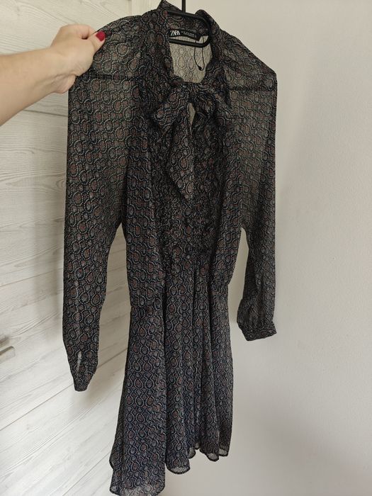 Wyprzedaż piękny szary elegancki kombinezon Zara M
