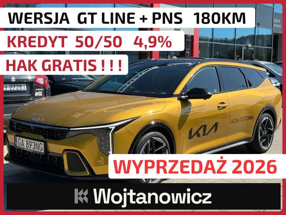 Kia K4 MY2026 GTLINE 180KM automat 7DCT samochod od ręki