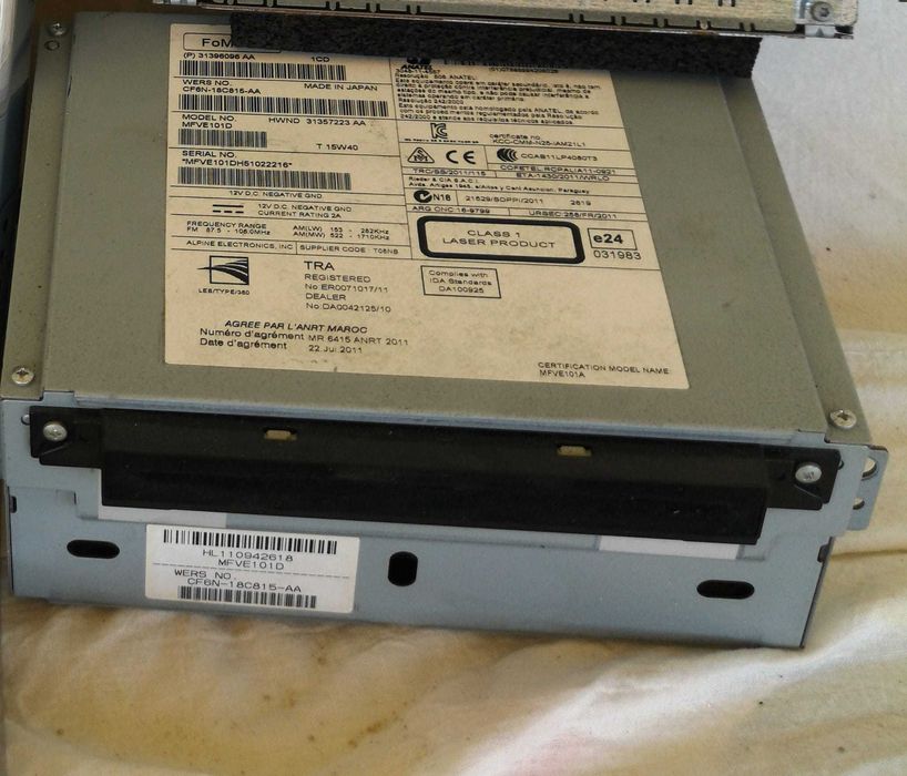 Sistema de Áudio Volvo 31396096
