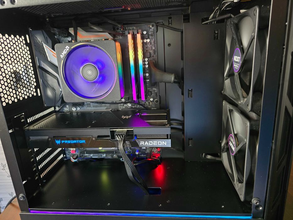 Komputer Ryzen 7 2700x / RX 7600 / 16GB RAM / 3 dyski