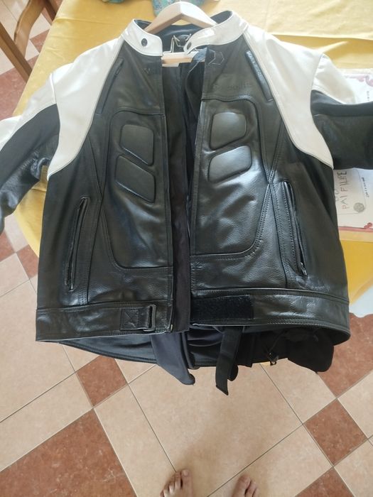 Casaco motard com proteção