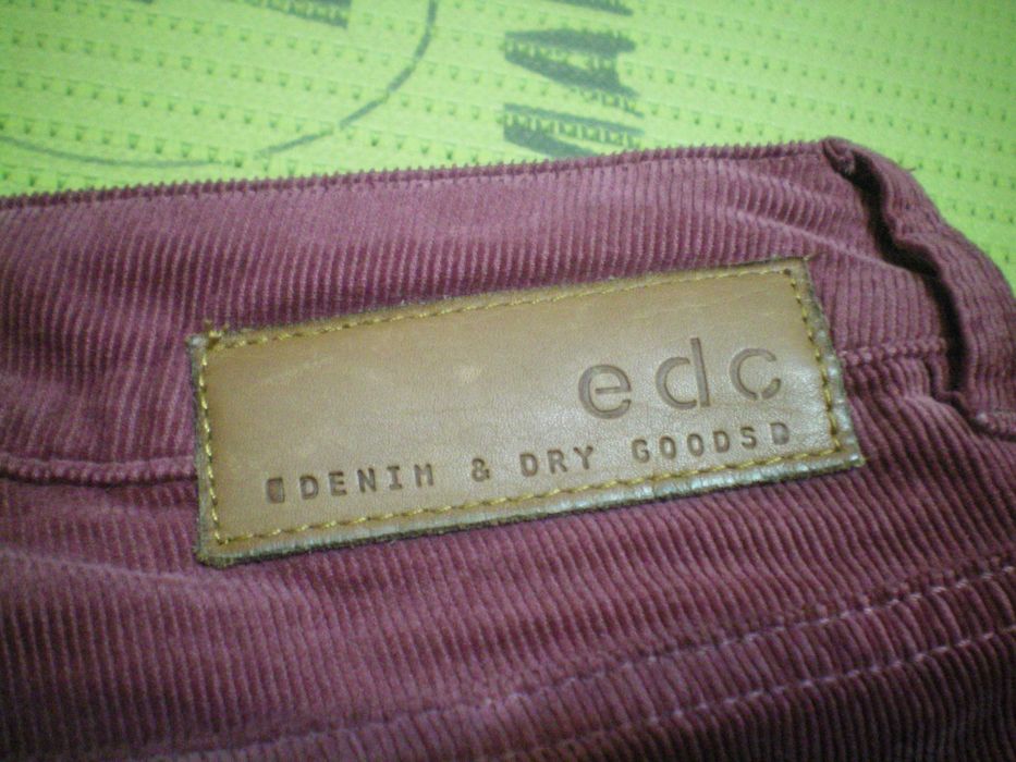 Вельветовые штаны джинсы стильные модные edc натуральный вельвет